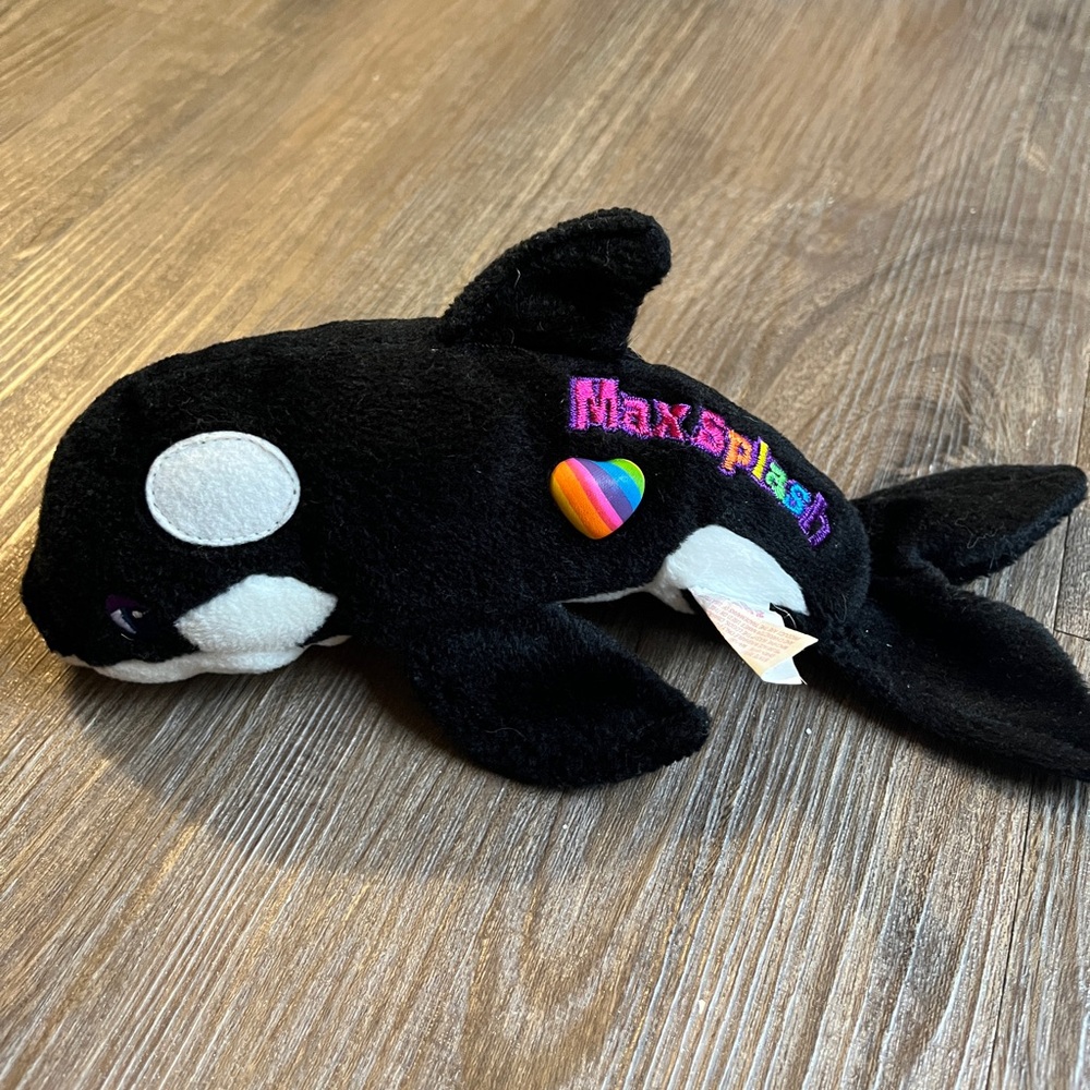 Lisa Frank Max Splash Whale Plush